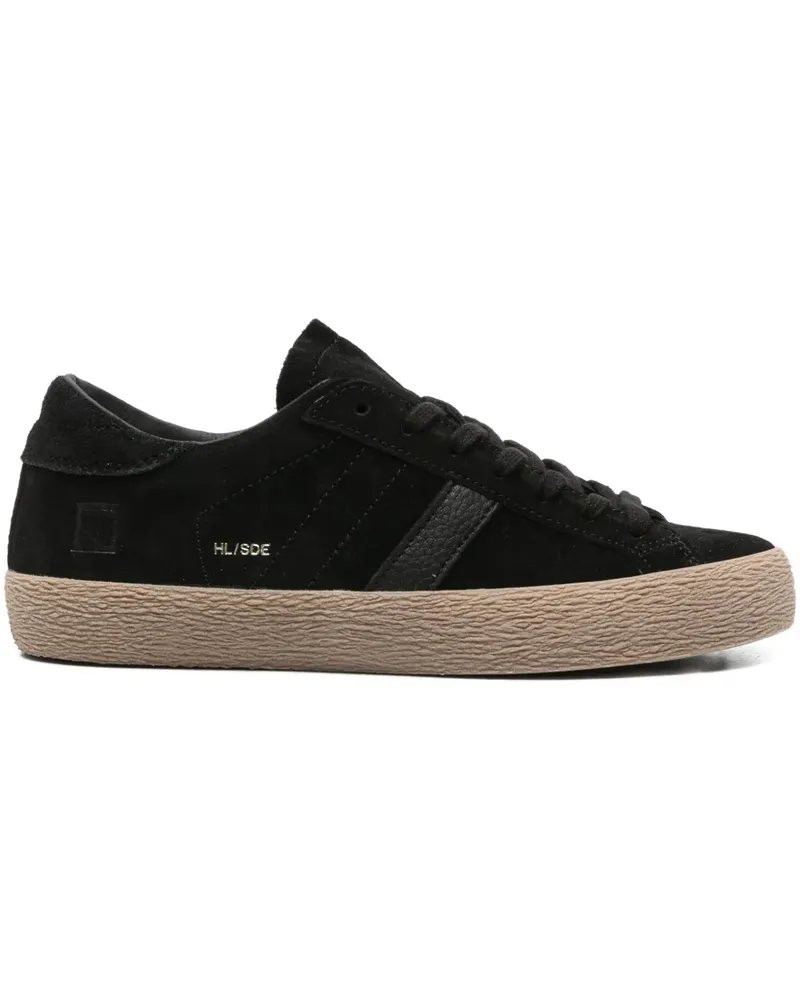 D.A.T.E. Sneakers aus Wildleder - Schwarz Schwarz