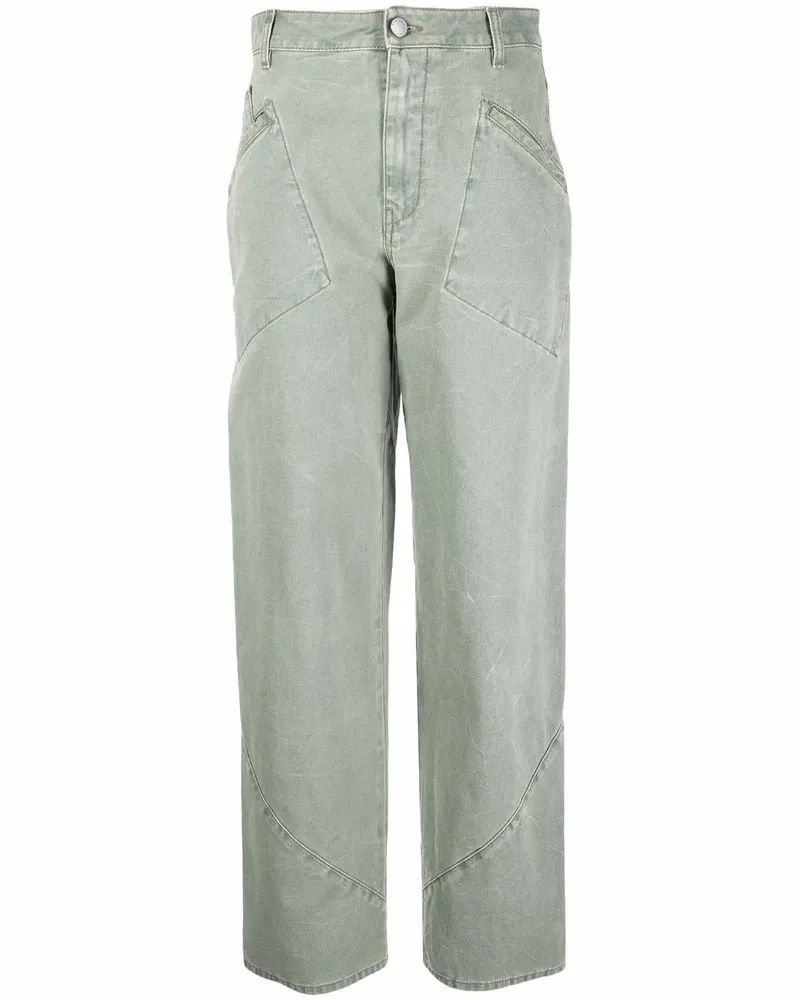 Alberta Ferretti Hose mit hohem Bund - Grün Grün