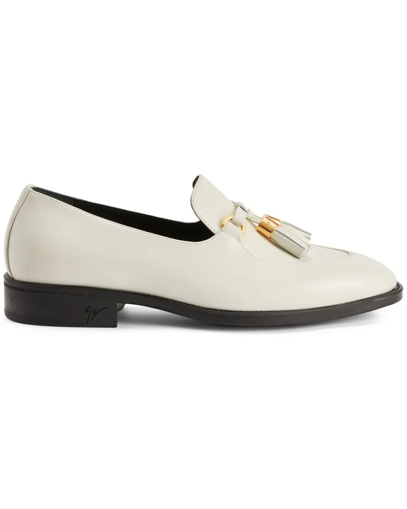 Giuseppe Zanotti Loafer mit Quasten - Weiß Weiß