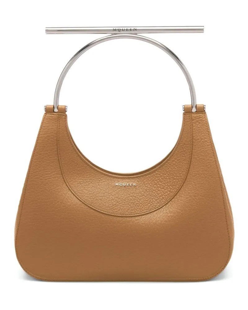 Alexander McQueen Mini-Tasche mit T-Riemen - Braun Braun