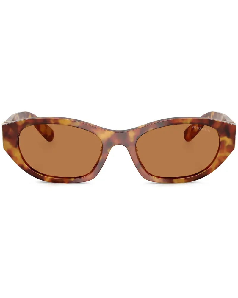 Miu Miu Sonnenbrille in Schildpattoptik - Braun Braun