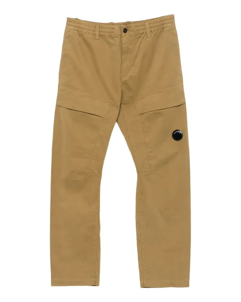 C.P. Company Lens-detail cargo pants - Nude Nude