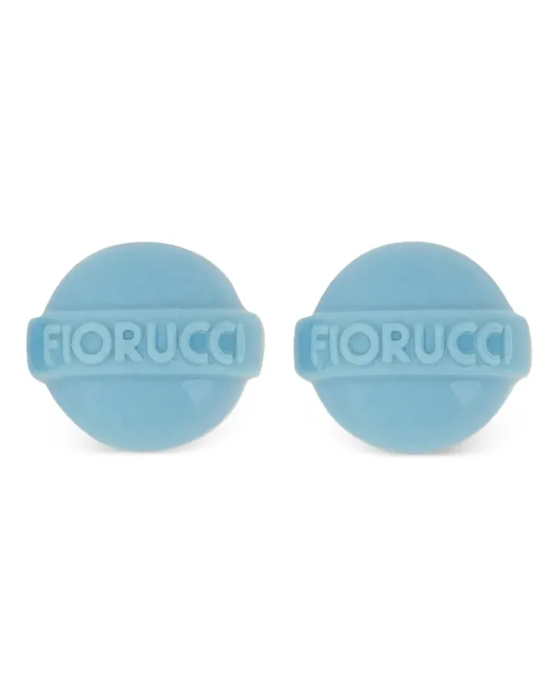 Fiorucci Ohrringe mit Logo - Blau Blau