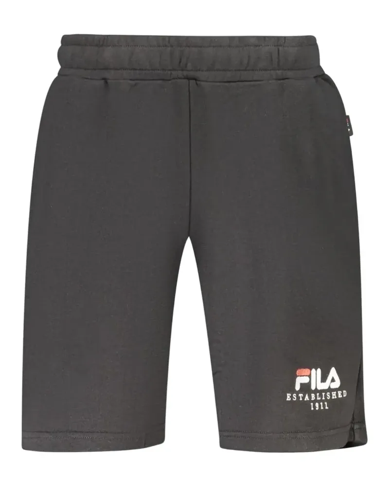 Fila Shorts mit Kordelzug - Schwarz Schwarz