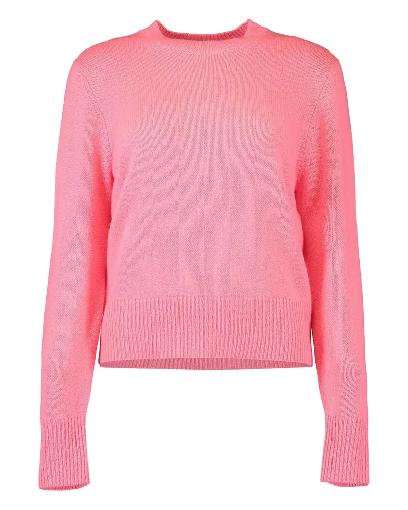 ALLUDE long-sleeve crew-neck sweater - Rosa Rosa