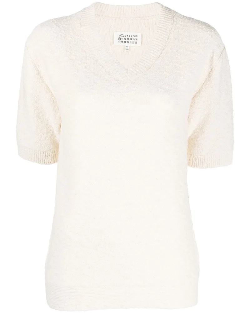 Maison Margiela Gestrickter Nostalgic Pullover - Nude Nude