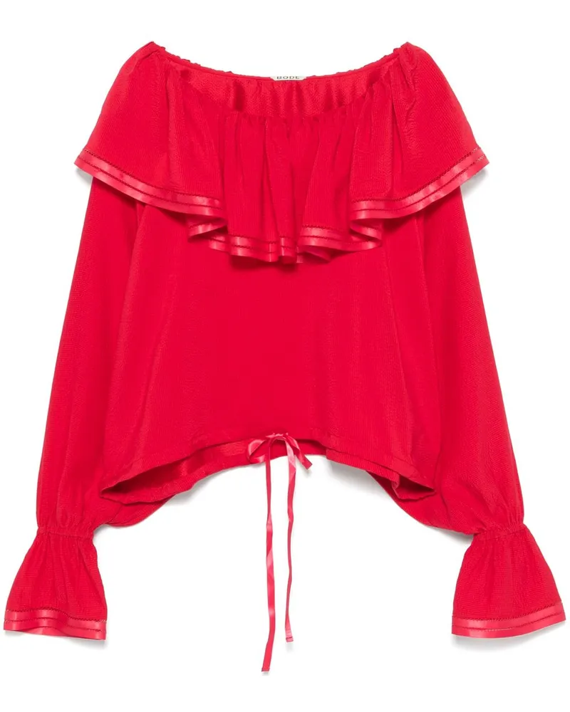 BODE Claret Bluse - Rot Rot