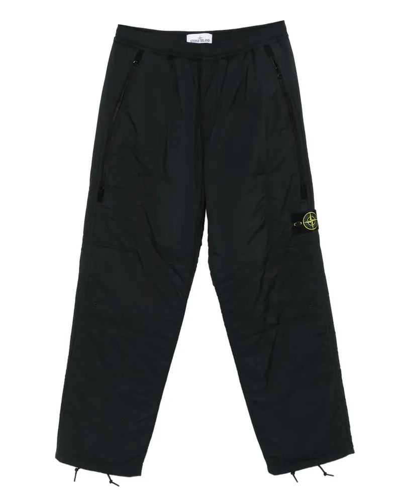 Stone Island Hose mit Reißverschlusstasche - Schwarz Schwarz