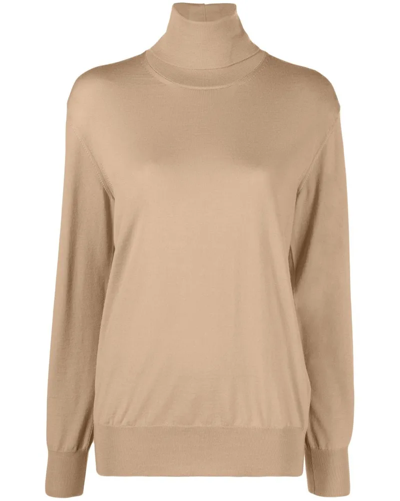 Jil Sander Pullover mit Rollkragen - Braun Braun