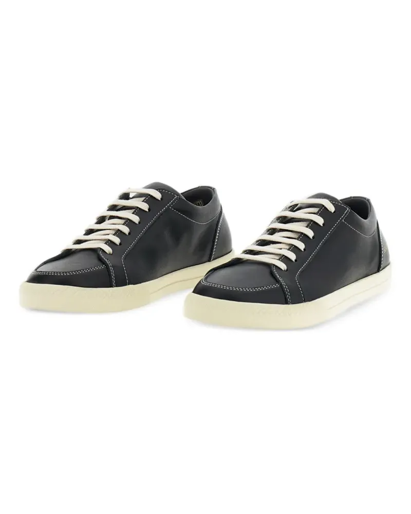 Common Projects Sneakers mit Kontrastnähten - Schwarz Schwarz