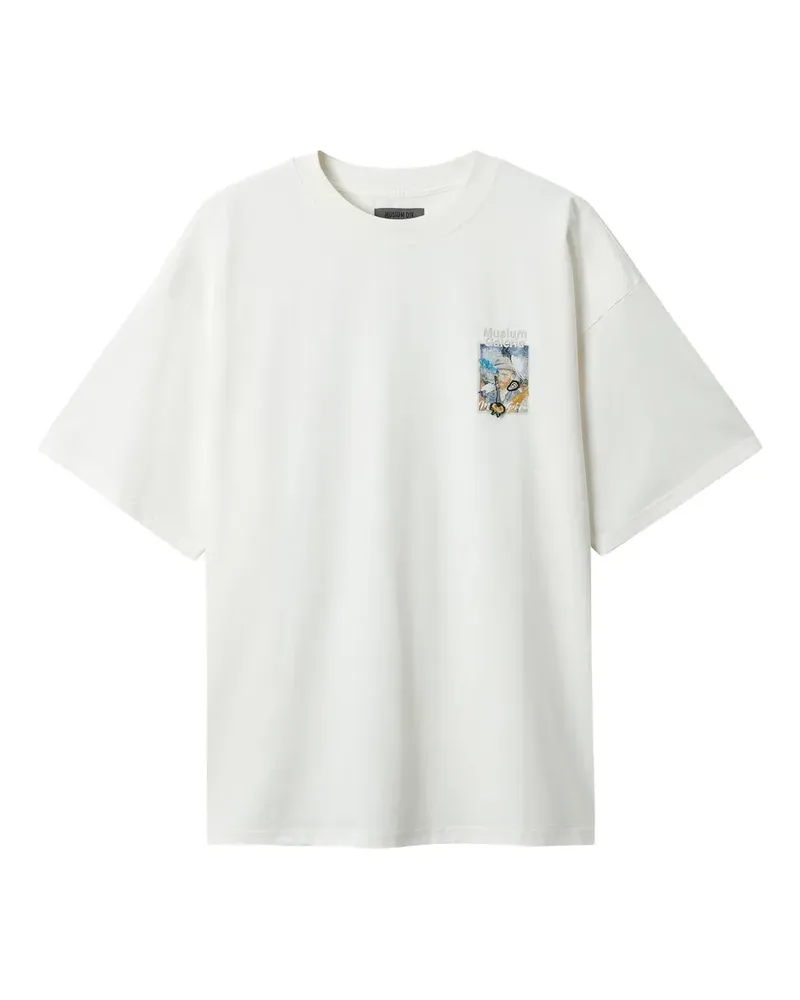 Musium Div. T-Shirt mit grafischem Print - Nude Nude