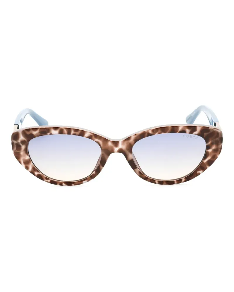 Guess Cat-Eye-Sonnenbrille in Schildpattoptik - Braun Braun
