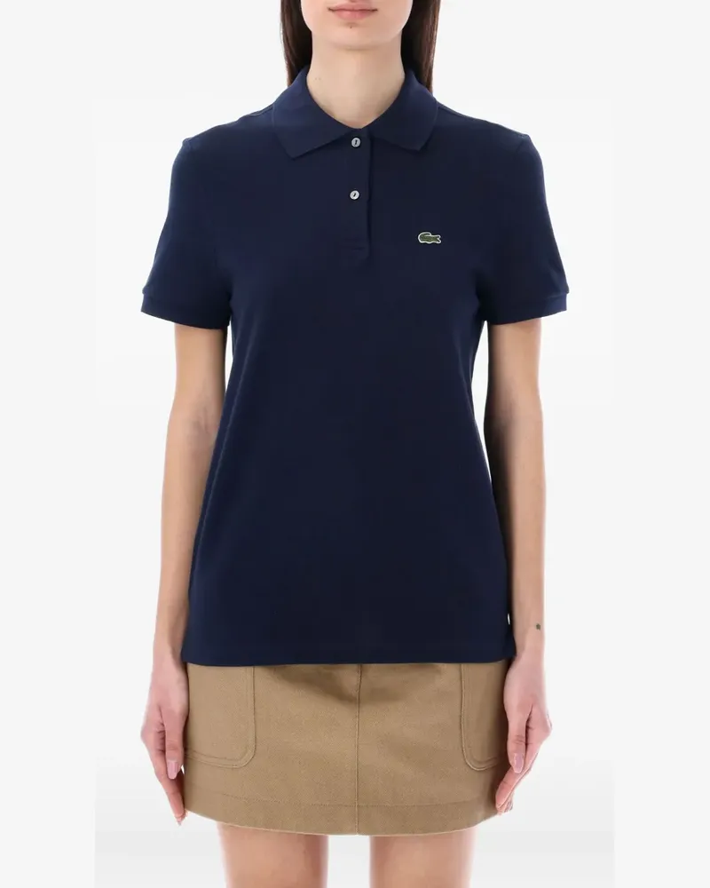 Lacoste Poloshirt aus Piqué - Blau Blau