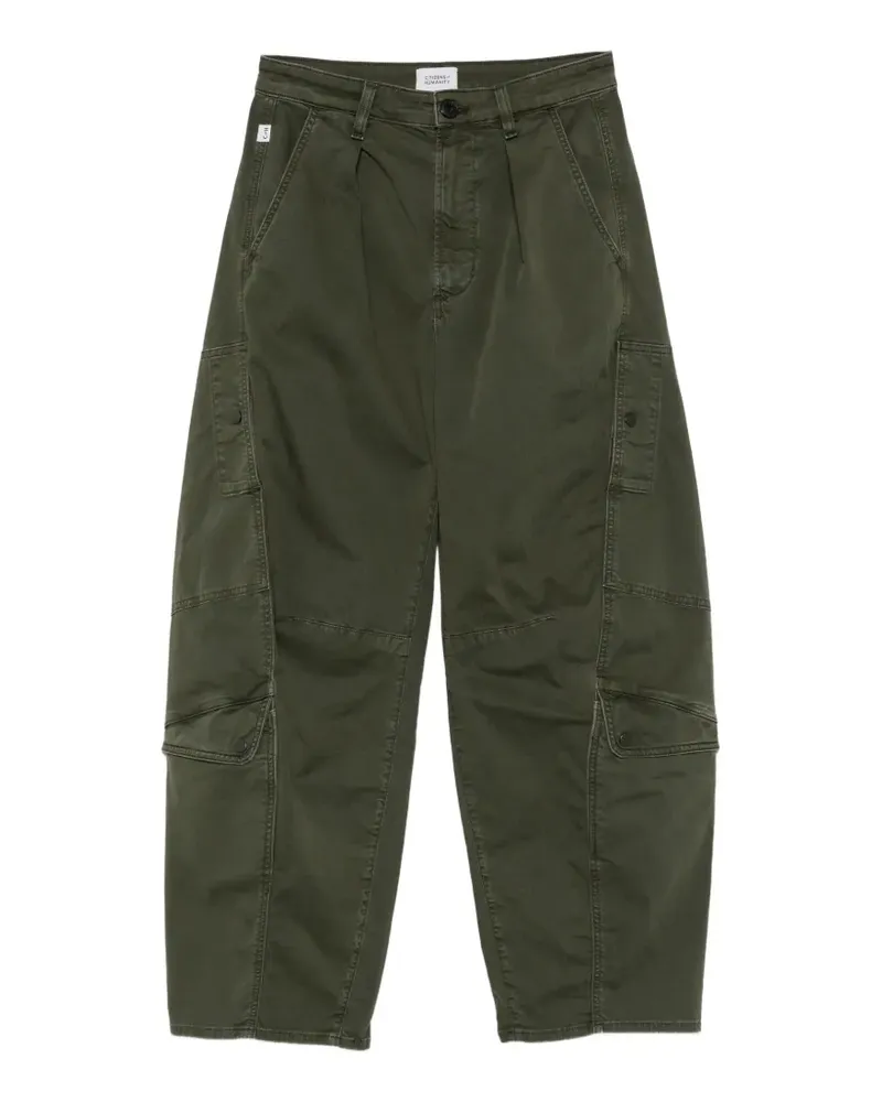 Citizens of humanity Flight pleated straight trousers - Grün Grün