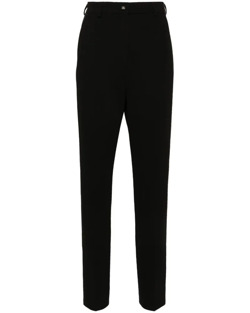 Dolce & Gabbana Klassische Tapered-Hose - Schwarz Schwarz