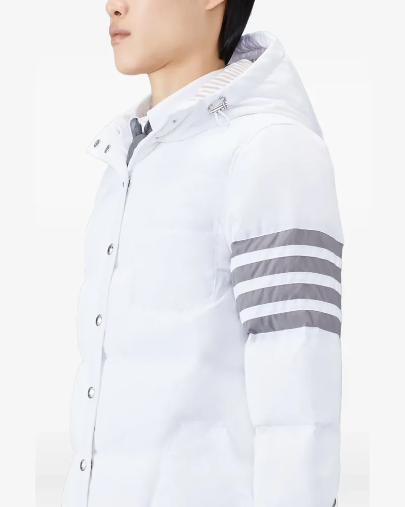 Thom Browne Daunenmantel mit Kapuze - Blau Blau