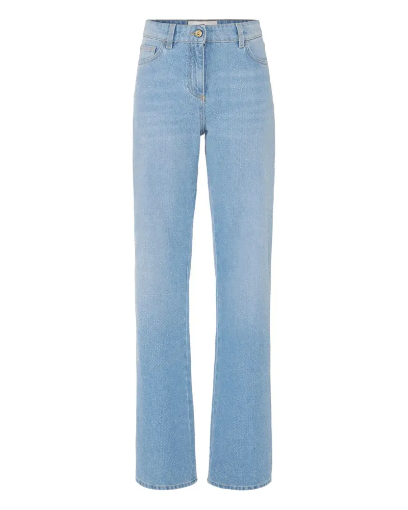 Elisabetta Franchi Strassverzierte Jeans - Blau Blau