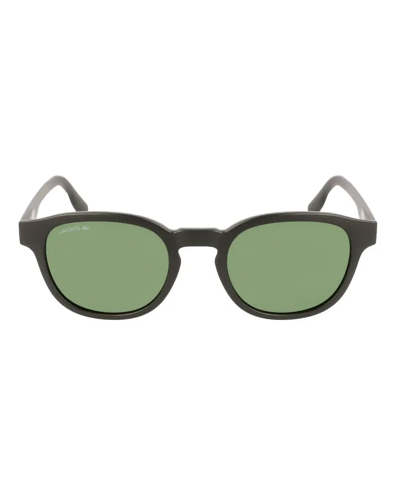 Lacoste round-frame sunglasses - Schwarz Schwarz
