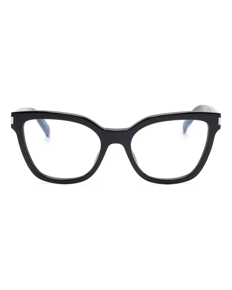 Saint Laurent Cat-Eye-Brille - Schwarz Schwarz
