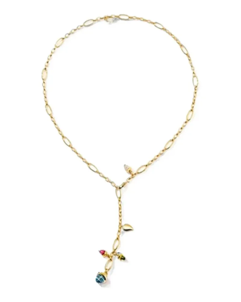 TAMARA COMOLLI Candy Mikado Halskette mit Topas und Peridot - Gold Gold