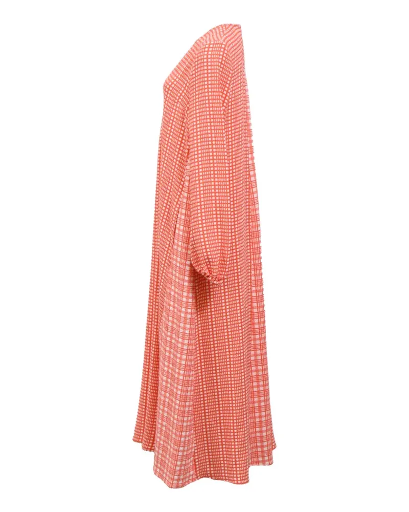 Stine Goya Leila plaid dress - Orange Orange