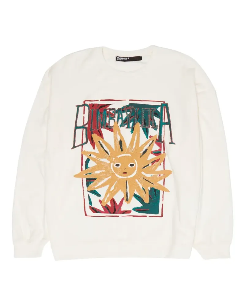 BIMBA Y LOLA Sweatshirt-Logo Sun toalha marfim - Nude Nude