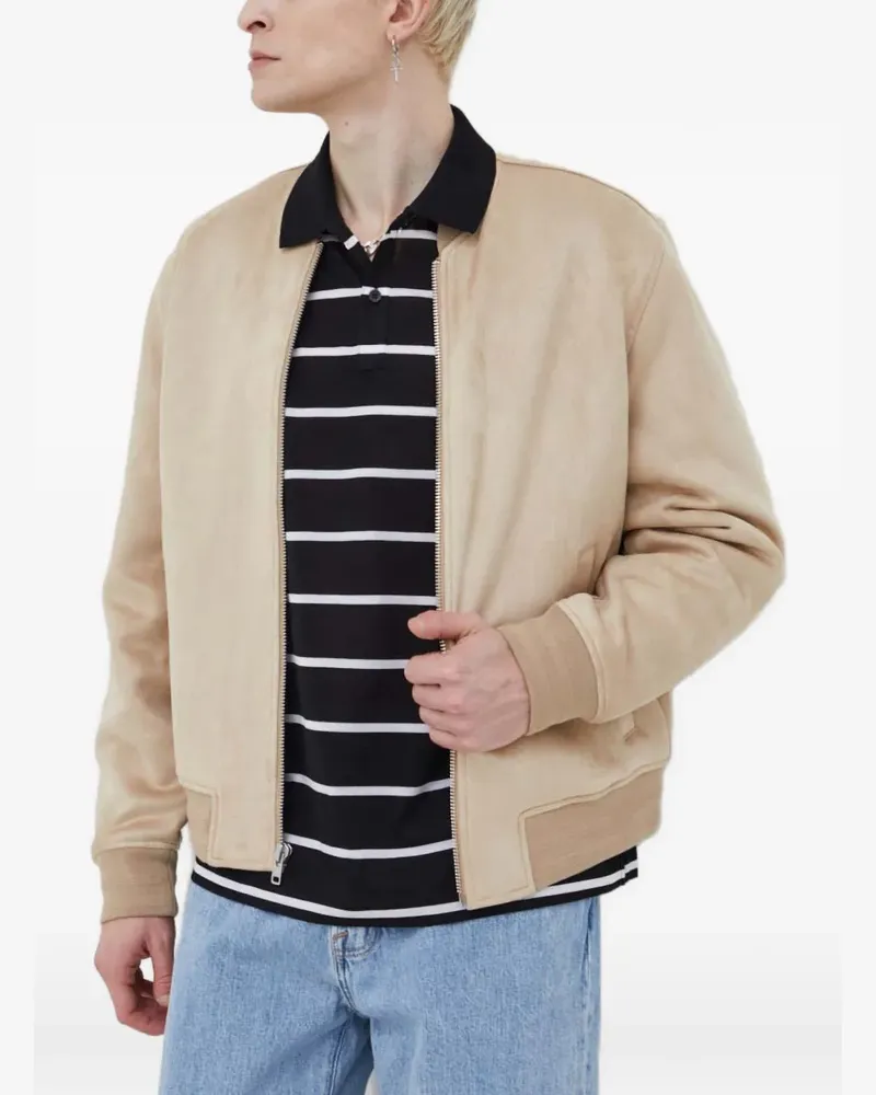 Abercrombie & Fitch zip-fastening bomber jacket - Nude Nude