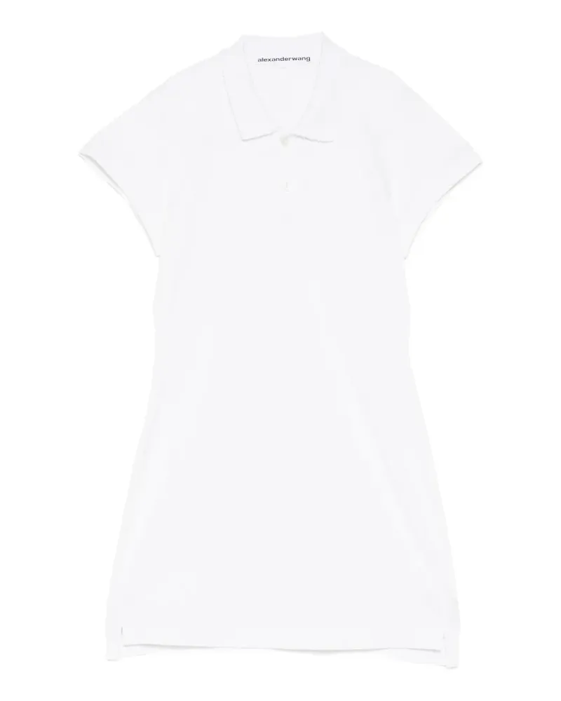 Alexander Wang Shrunken Polokleid - Weiß Weiß