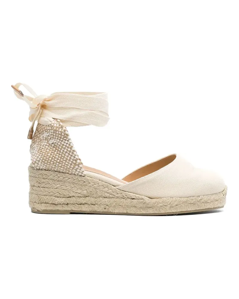 Castañer Carina Wedge-Espadrilles - Nude Nude