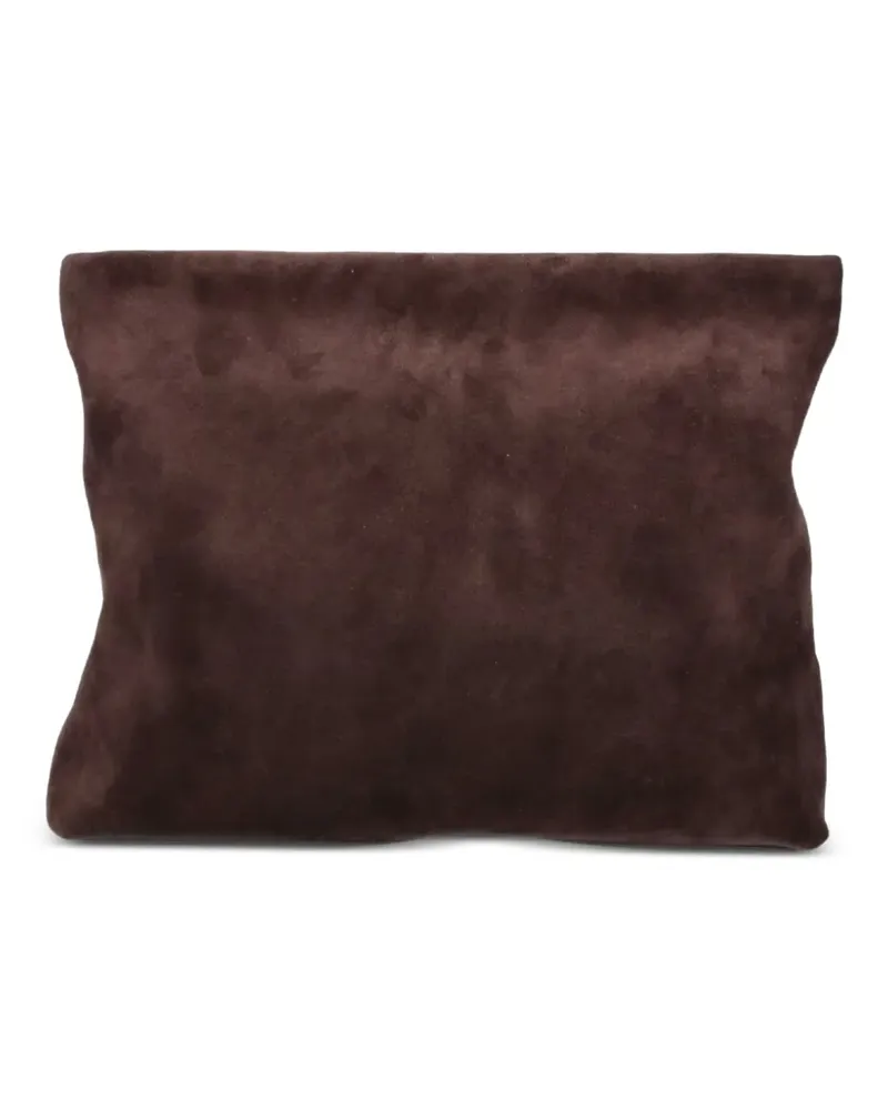 Nili Lotan Clutch aus Wildleder - Braun Braun