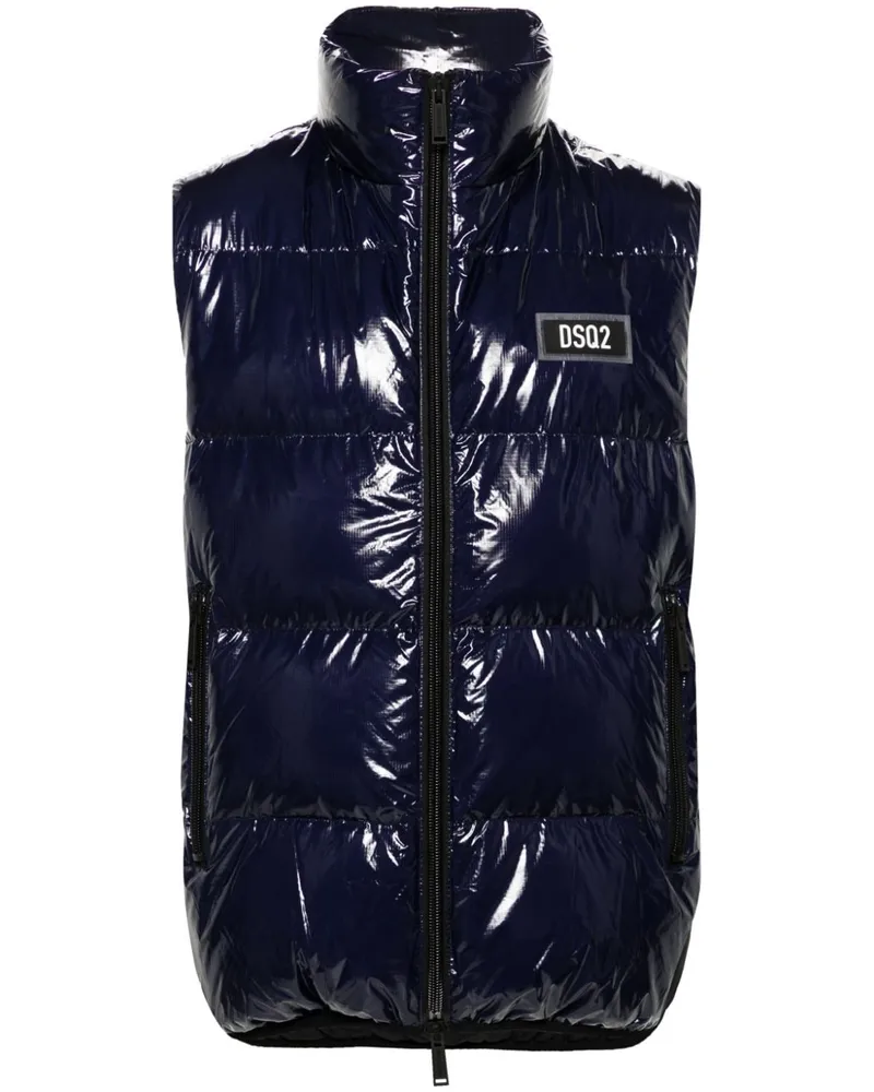 Dsquared2 Ultra Light Daunenweste - Blau Blau