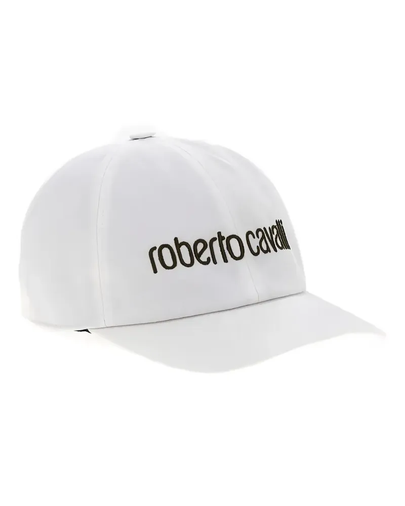 Roberto Cavalli logo-embroidered baseball cap - Weiß Weiß