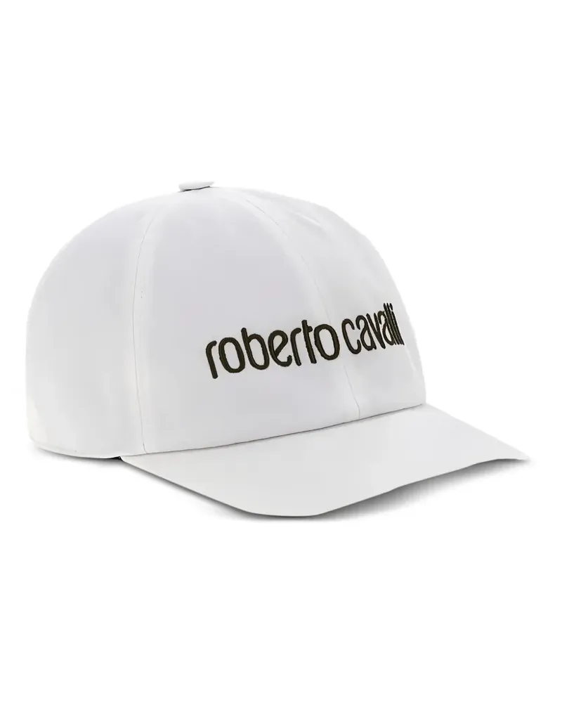Roberto Cavalli Baseballkappe mit Logo-Stickerei - Weiß Weiß