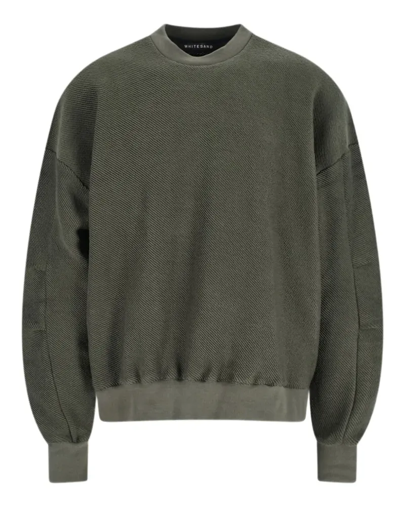 PLAN C crewneck textured sweatshirt - Grün Grün