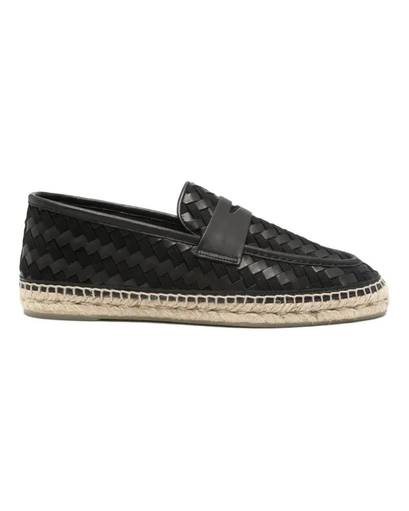 Castañer woven penny espadrilles - Schwarz Schwarz