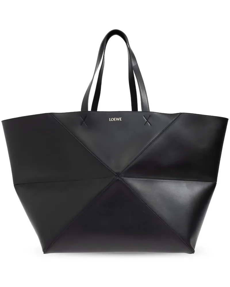 Loewe XXL Puzzle Fold Tote Bag puzzle Schwarz