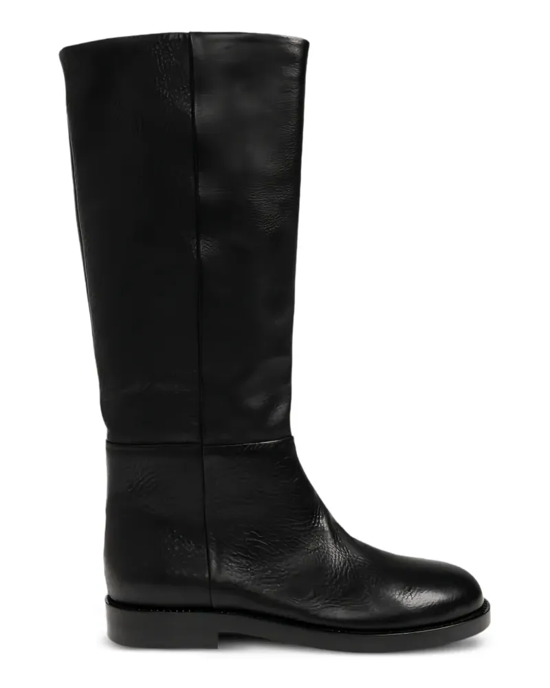 Attilio Giusti Leombruni Kniehohe Zenit Stiefel - Schwarz Schwarz