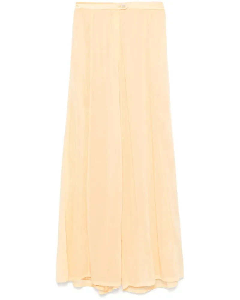 forte_forte Hose mit weitem Bein - Orange Orange