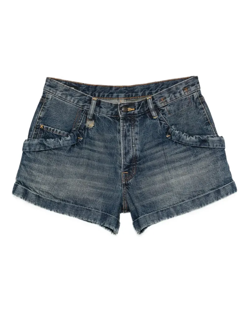 R13 denim shorts - Blau Blau