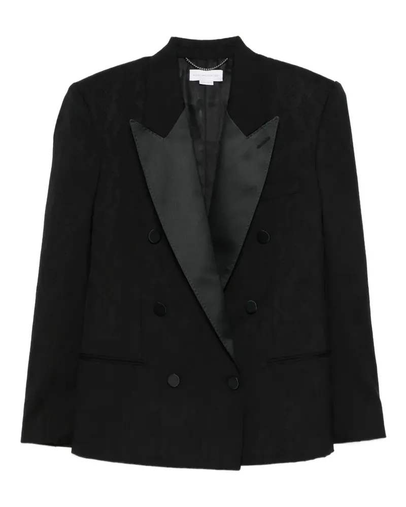 Stella McCartney double-breasted blazer - Schwarz Schwarz