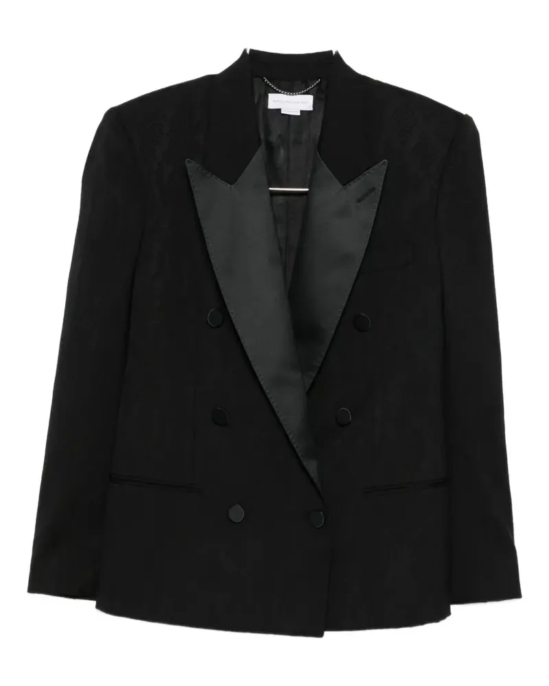 Stella McCartney double-breasted blazer - Schwarz Schwarz