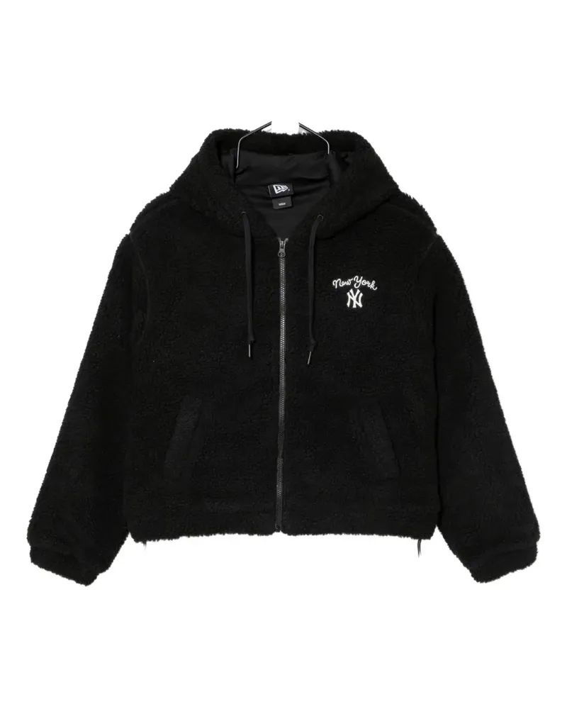 New Era Fleecejacke mit Logo - Schwarz Schwarz