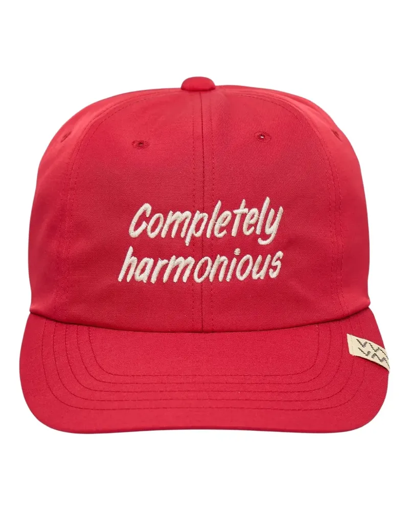 Visvim Excelsior II embroidered cap - Rot Rot