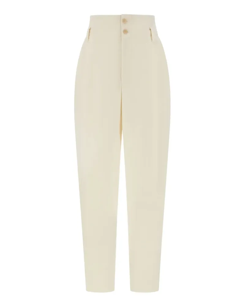 Alberta Ferretti Tapered-Hose mit hohem Bund - Nude Nude