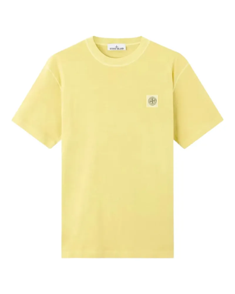 Stone Island Klassisches T-Shirt - Gelb Gelb