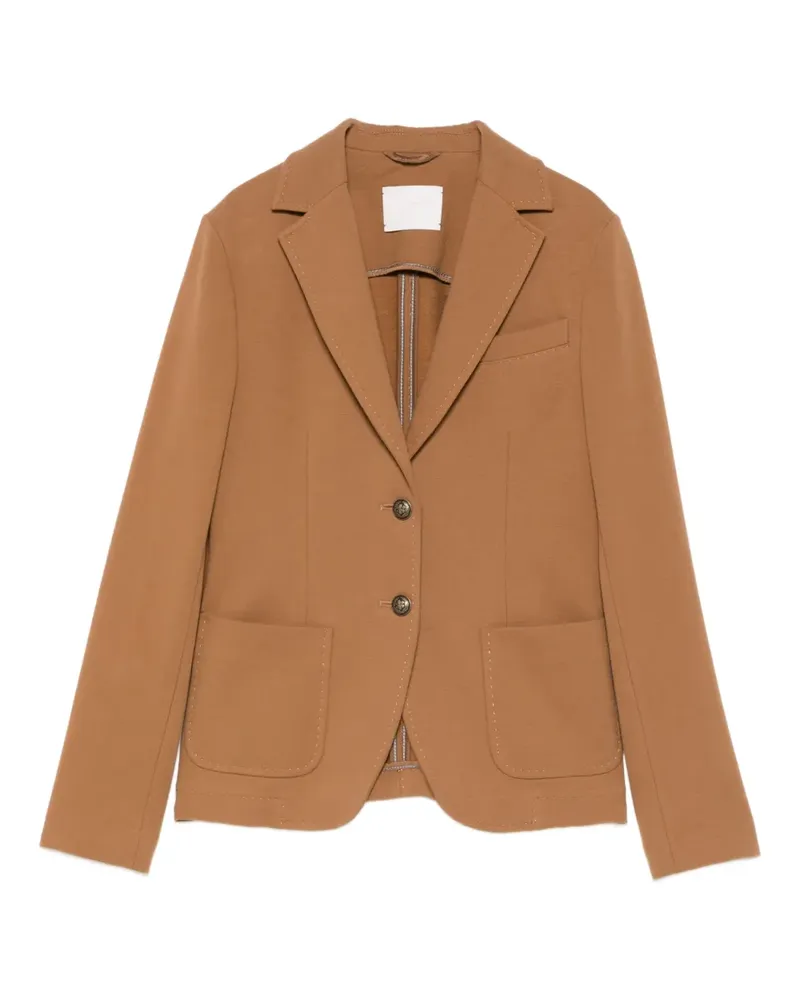 CIRCOLO 1901 buttoned patch-pockets blazer - Braun Braun