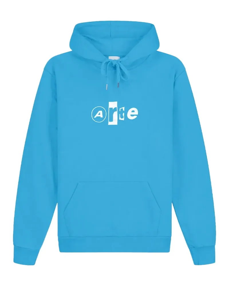 Arte Antwerp Hoodie mit grafischem Print - Blau Blau