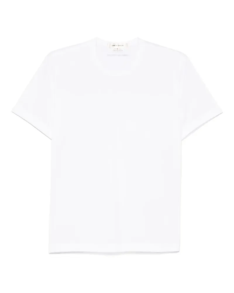 Comme des Garçons T-Shirt mit Logo-Print - Weiß Weiß