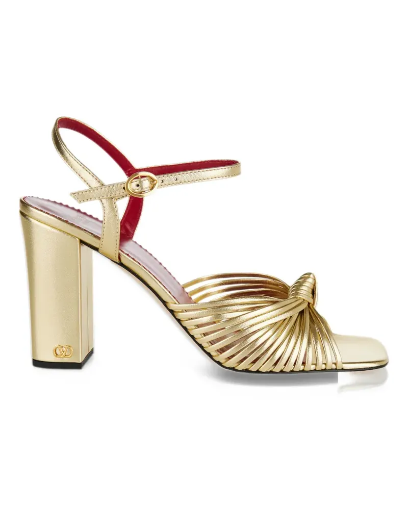 Valentino Garavani Annet Sandalen aus Nappaleder 90mm - Gold Gold