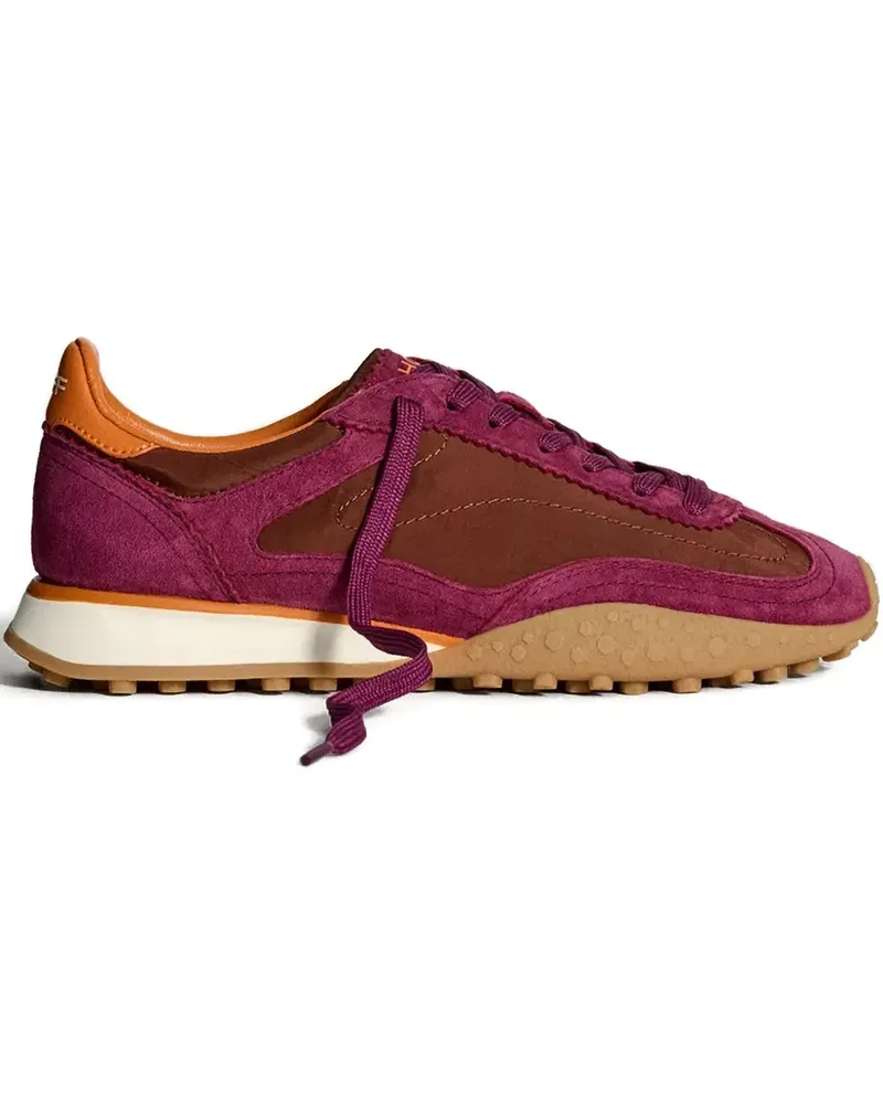 HOFF 35mm Bridge Mkii suede lace-up sneakers - Rot Rot